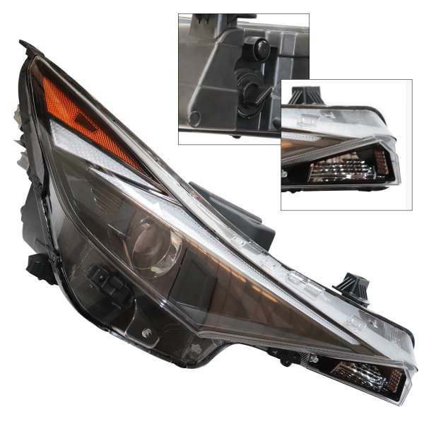 For 2021-22 Hyundai Elantra Halogen Right Headlight Assembly