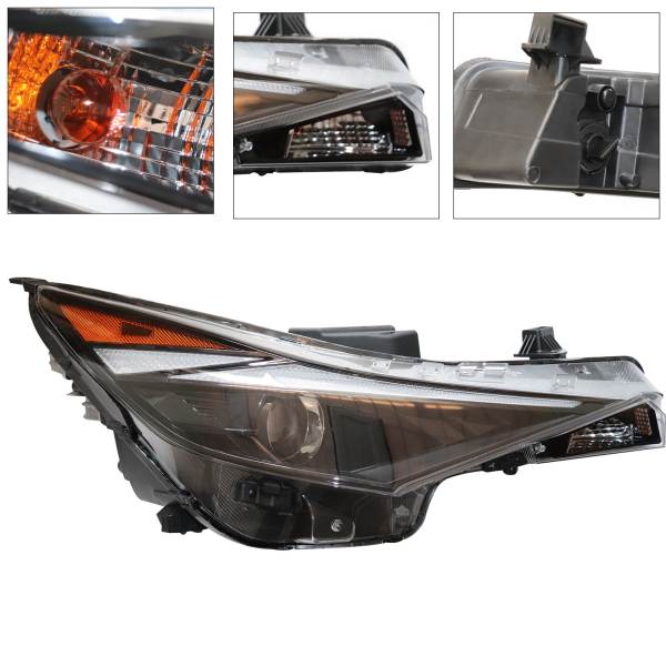 For 2021-22 Hyundai Elantra Halogen Right Headlight Assembly