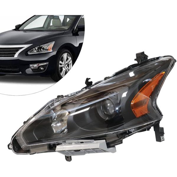Headlight Assembly Fit for 2013 2014 2015 NissanAltima Sedan Halogen Headlights Assembly