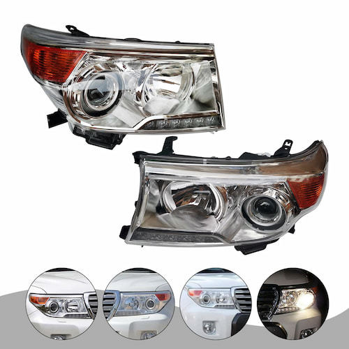 For Toyota Land Cruiser LC200 08-15 LED Headlight Assembly Left+Right Side Lamp For Toyota Land Cruiser LC200 08-15 LED Headlight Assembly Left+Right Side Lamp