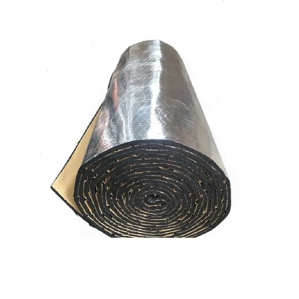 HANGKAI High-quality Car Sound Deadener Heat Barrier Mat Aluminum Heat Shield 160" x 40"-Aluminum Heat Shield