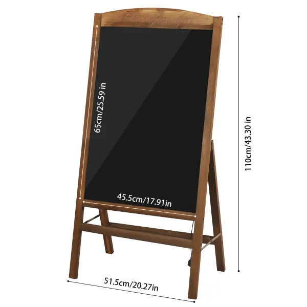 LED Drawing Chalk Board: Large Dry Erase Neon Sign with Stand - Wooden Message Chalkboard Display Shelf LED Drawing Chalk Board: Large Dry Erase Neon Sign with Stand - Wooden Message Chalkboard Display Shelf