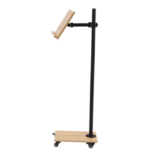 Book Stand for Reading, Rolling Extra Large Lectern Stand with Wheels, and Sturdy Metal Build, Height Adjustable Book Stand for Reading, Rolling Extra Large Lectern Stand with Wheels, and Sturdy Metal Build, Height Adjustable