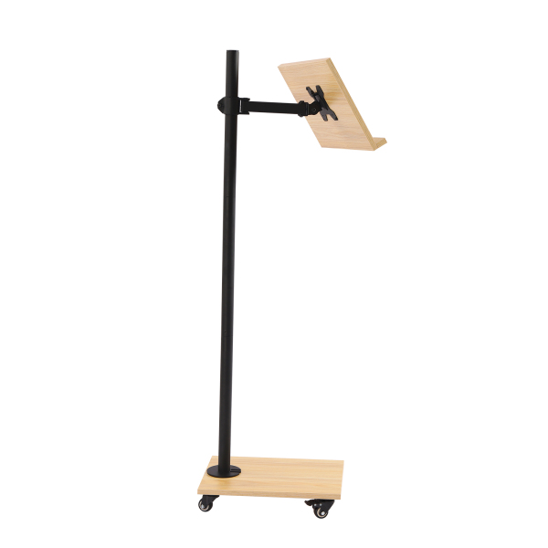 Book Stand for Reading, Rolling Extra Large Lectern Stand with Wheels, and Sturdy Metal Build, Height Adjustable Book Stand for Reading, Rolling Extra Large Lectern Stand with Wheels, and Sturdy Metal Build, Height Adjustable