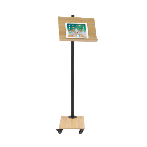 Book Stand for Reading, Rolling Extra Large Lectern Stand with Wheels, and Sturdy Metal Build, Height Adjustable Book Stand for Reading, Rolling Extra Large Lectern Stand with Wheels, and Sturdy Metal Build, Height Adjustable