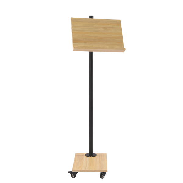 Book Stand for Reading, Rolling Extra Large Lectern Stand with Wheels, and Sturdy Metal Build, Height Adjustable Book Stand for Reading, Rolling Extra Large Lectern Stand with Wheels, and Sturdy Metal Build, Height Adjustable