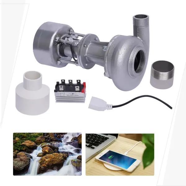Générateur Hydroélectrique 500W – Turbine à Eau Pour Rivière Ou Chute