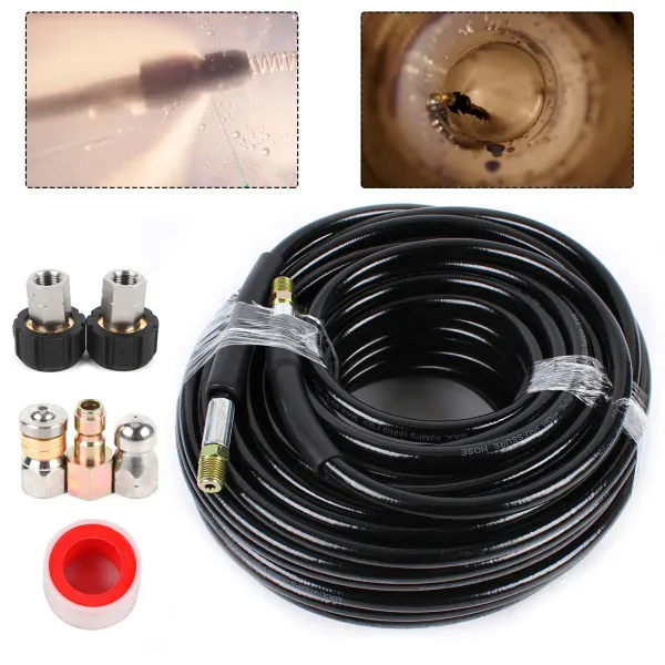 Pressure Washer Hose Craftsman Pressure Washer Sewer Line and Drain Jetter Kit Pressure Washer Hose Craftsman Pressure Washer Sewer Line and Drain Jetter Kit