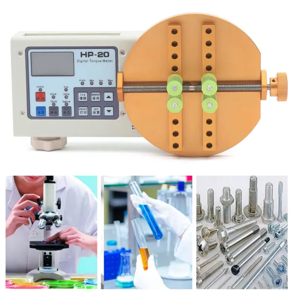 HP-20 Digital Torque Meter Portable Torsion Meter Cap Torque Measure Tester Testing Instrument, Unit Switching