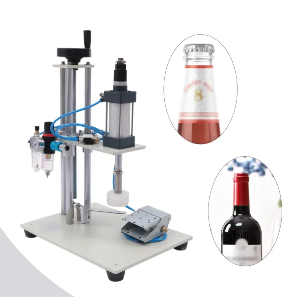 Pneumatic Capping Machine Bottle Capping Machine Bench Bottle Capper Cap Screwing Machine Pneumatic Capping Machine Bottle Capping Machine Bench Bottle Capper Cap Screwing Machine