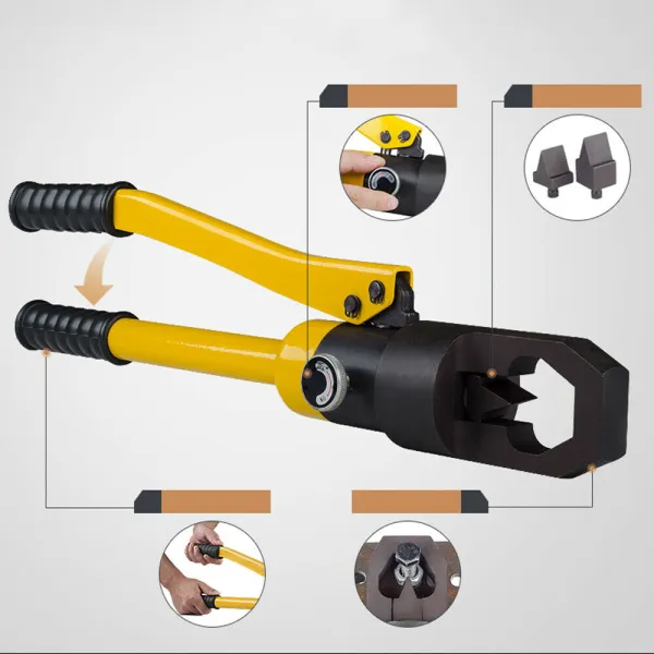 10T Nut Breaker Hydraulic Nut Splitter Manual Nut Cutter Tool M8-14/ M16-M24 10T Nut Breaker Hydraulic Nut Splitter Manual Nut Cutter Tool M8-14/ M16-M24