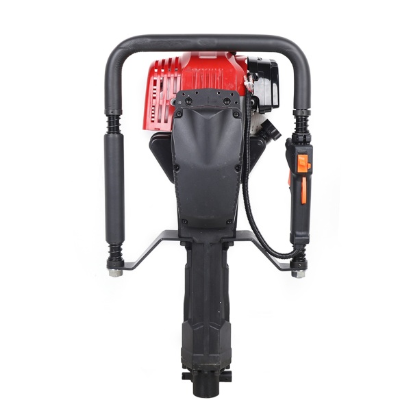 T Post Driver Gas Powered,2 Stroke 52cc Power Hammer Drills Heavy Duty Gasoline Push Pile Profession Kit Gasoline Piling Driver Portable Lightweight