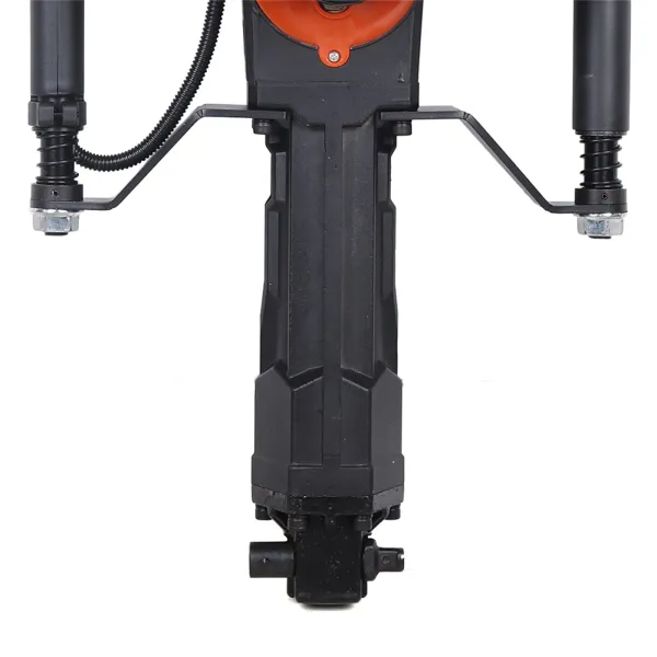 T Post Driver Gas Powered,2 Stroke 52cc Power Hammer Drills Heavy Duty Gasoline Push Pile Profession Kit Gasoline Piling Driver Portable Lightweight