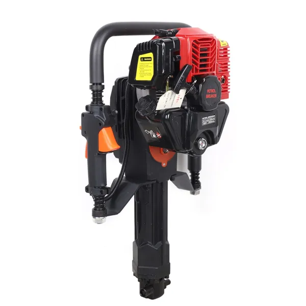 T Post Driver Gas Powered,2 Stroke 52cc Power Hammer Drills Heavy Duty Gasoline Push Pile Profession Kit Gasoline Piling Driver Portable Lightweight