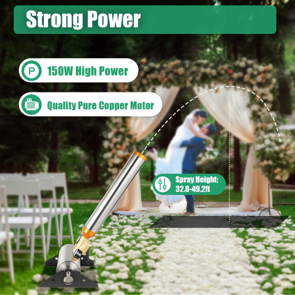 HANGKAI Professional 2pcs Confetti Machine Shot Professional Confetti Launcher HANGKAI Professional 2pcs Confetti Machine Shot Professional Confetti Launcher