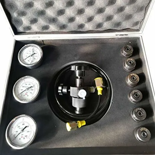 HANGKAI Hydraulic Accumulator Nitrogen Charging Filling Kit
