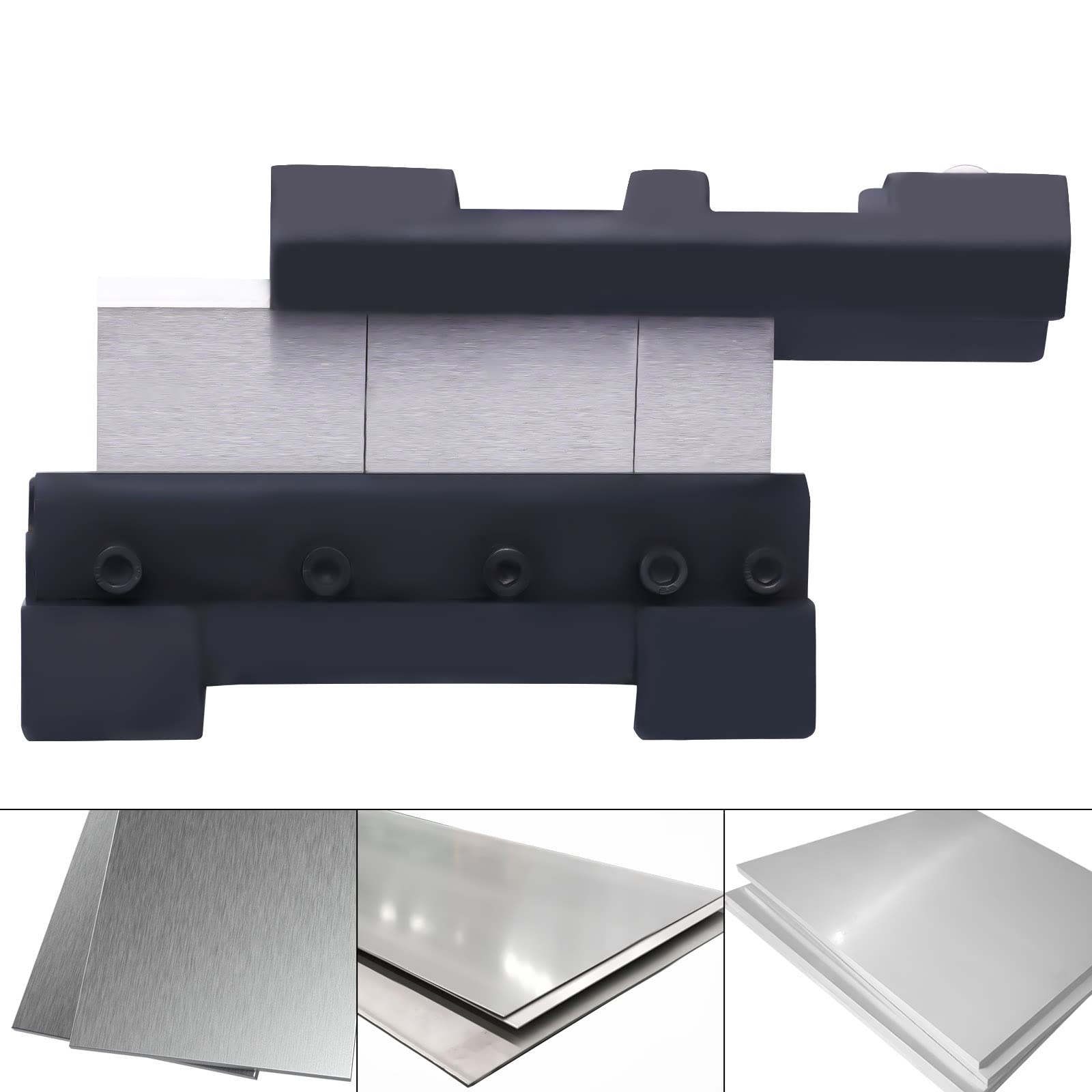 5in Vise Mount Brake Bender Magnetic Vise Mount Sheet Vise Plate Angle Bending Metal Rod Plate Bender