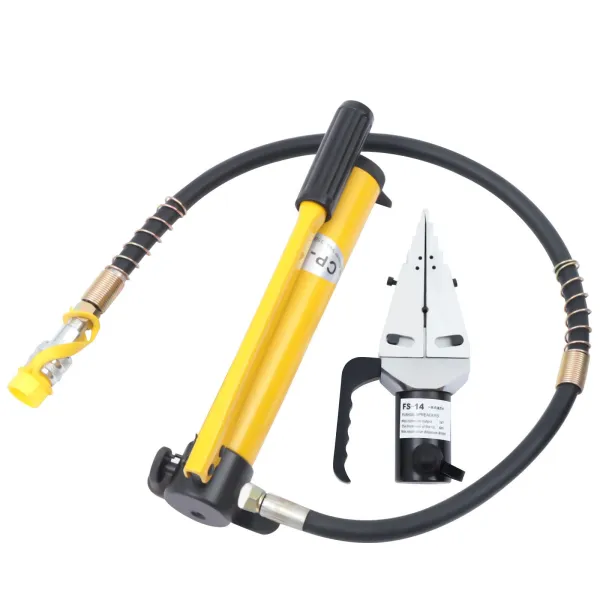Hydraulic Exhaust Pipe Expander,14T Integral Hydraulic Flange Spreader Splitter FS-14 Portable Hydraulic Flange Separator