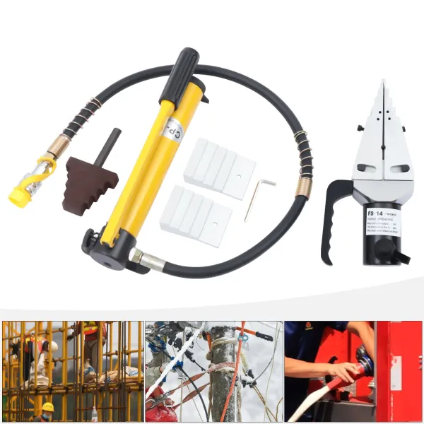 Hydraulic Exhaust Pipe Expander,14T Integral Hydraulic Flange Spreader Splitter FS-14 Portable Hydraulic Flange Separator Hydraulic Exhaust Pipe Expander,14T Integral Hydraulic Flange Spreader Splitter FS-14 Portable Hydraulic Flange Separator