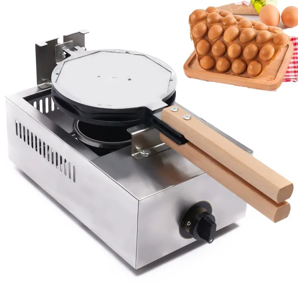 Bubble Waffle Maker Nonstick Gas Egg Waffle Maker Egg Waffle Machine