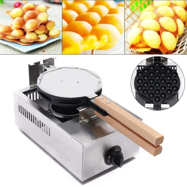 Bubble Waffle Maker Nonstick Gas Egg Waffle Maker Egg Waffle Machine