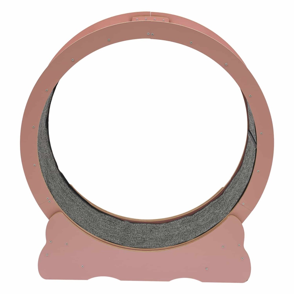 Cat Wheel, Cat Exercise Wheel, Cat Exercise Wheel for Indoor Cats（Pink）