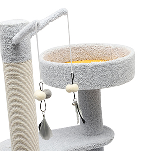 Cat Tree Tower for Indoor Cats, Modern Cat Luxury Cat Tower Condo