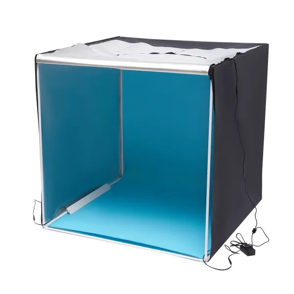 Photo Light Box, Portable Foldable Photo Studio Box with LED Light, 3.3x3.3x3.3ft Professional Dimmable Shooting Tent Kit Photo Light Box, Portable Foldable Photo Studio Box with LED Light, 3.3x3.3x3.3ft Professional Dimmable Shooting Tent Kit