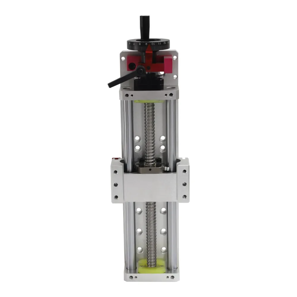 Linear Stage Actuator Travel 200mm Ballscrew 1605 Double Optical Axis Linear Rail Guide Manual Slide Stage Linear Stage Actuator Travel 200mm Ballscrew 1605 Double Optical Axis Linear Rail Guide Manual Slide Stage