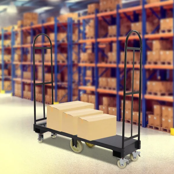 H U-Boat Cart, 2000LBS Capacity U-Boat Platform Truck Dolly, U-Boat Truck Steel with Removable Handles H U-Boat Cart, 2000LBS Capacity U-Boat Platform Truck Dolly, U-Boat Truck Steel with Removable Handles