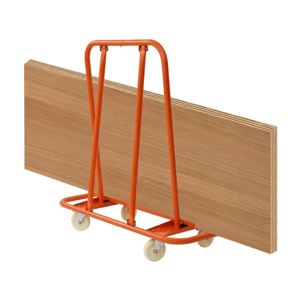 Drywall Cart, Drywall Sheet Carts with 2200 LBS Load Capacity, Heavy Duty Plasterboard Trolley w/ Four Wheels, Service Dolly