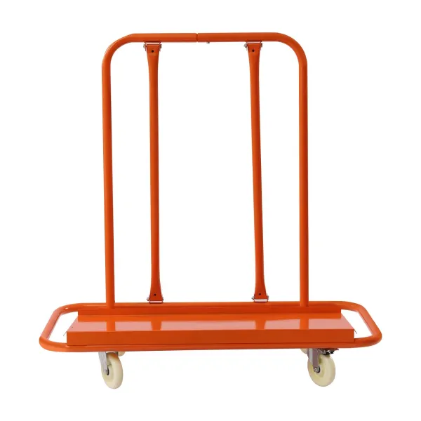 Drywall Cart, Drywall Sheet Carts with 2200 LBS Load Capacity, Heavy Duty Plasterboard Trolley w/ Four Wheels, Service Dolly