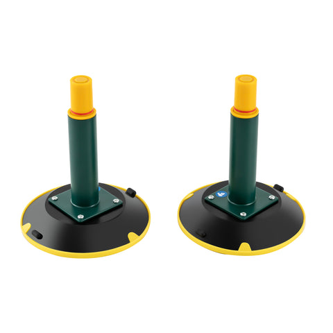 A pair of 6" Vertical Vacuum Suction Cup