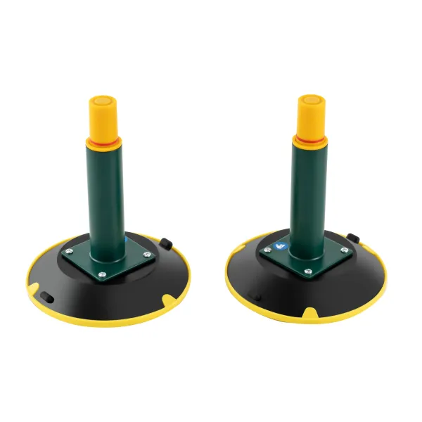 A pair of 6" Vertical Vacuum Suction Cup with Metal Handle,Heavy Duty Vertical Hand-held Cups