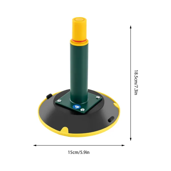 A pair of 6" Vertical Vacuum Suction Cup with Metal Handle,Heavy Duty Vertical Hand-held Cups