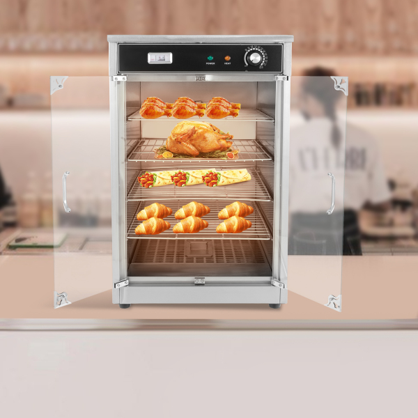 Food Warmer, Electric Commercial Food Warmer, Countertop Heated Holding Cabinet for serving hot pizza, pretzels Food Warmer, Electric Commercial Food Warmer, Countertop Heated Holding Cabinet for serving hot pizza, pretzels