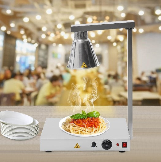 Electric Warming Tray with Food Heat Lamp with Bulb for Buffet Food Warmer Lamp