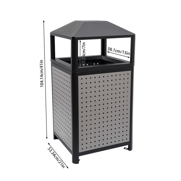 Commercial Waste Container, Outdoor Trash Can, Garbage Enclosure Commercial Waste Container, Outdoor Trash Can, Garbage Enclosure