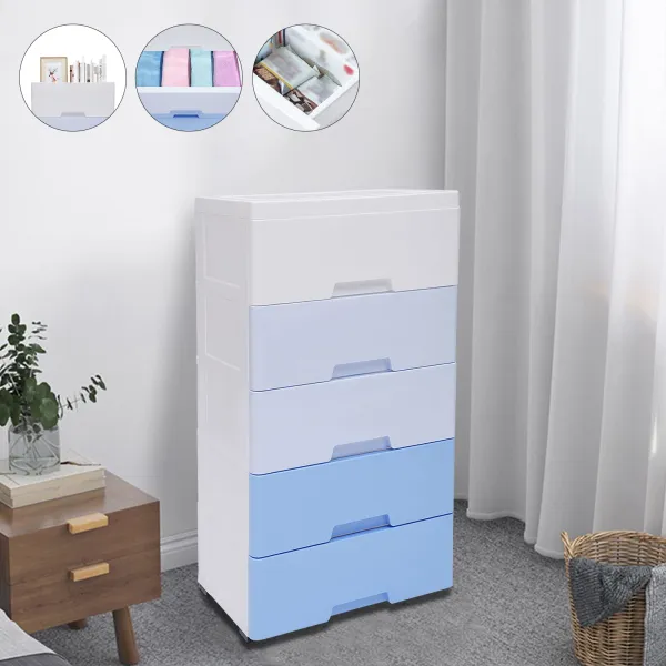 5 Drawers Storage Cabinet,Plastic Drawers Dresser,Closet Drawers Tall Dresser Organizer for Clothes,Playroom,Bedroom Furniture 5 Drawers Storage Cabinet,Plastic Drawers Dresser,Closet Drawers Tall Dresser Organizer for Clothes,Playroom,Bedroom Furniture