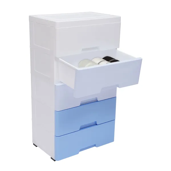 5 Drawers Storage Cabinet,Plastic Drawers Dresser,Closet Drawers Tall Dresser Organizer for Clothes,Playroom,Bedroom Furniture