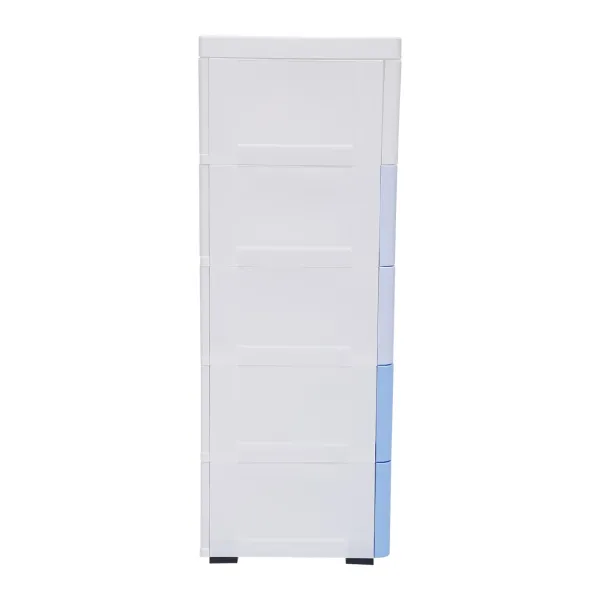 5 Drawers Storage Cabinet,Plastic Drawers Dresser,Closet Drawers Tall Dresser Organizer for Clothes,Playroom,Bedroom Furniture