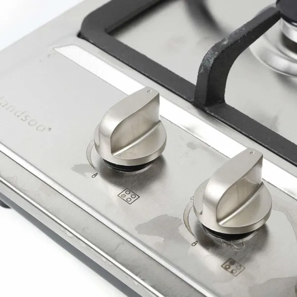 HANGKAI Great Gas Cooktop-Kitchen Cooktop-Hot 4 Burners Gas Stove Stainless Steel Built-in Gas Hob Cooker