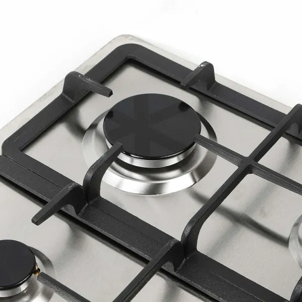 HANGKAI Great Gas Cooktop-Kitchen Cooktop-Hot 4 Burners Gas Stove Stainless Steel Built-in Gas Hob Cooker