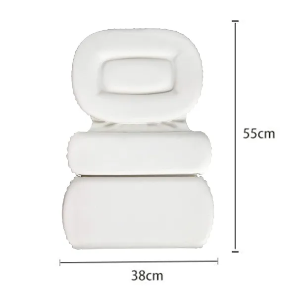 Ergonomic Bath Pillow for Neck, Head & Shoulders and Back Support Ergonomic Bath Pillow for Neck, Head & Shoulders and Back Support