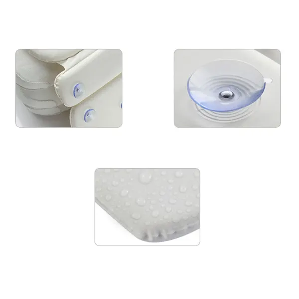 Ergonomic Bath Pillow for Neck, Head & Shoulders and Back Support Ergonomic Bath Pillow for Neck, Head & Shoulders and Back Support