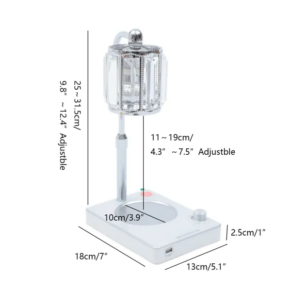 Candle Warmer Wax Melt Lamp Decorative Desk Aroma Light for Bedroom Bedside Candle Warmer Wax Melt Lamp Decorative Desk Aroma Light for Bedroom Bedside