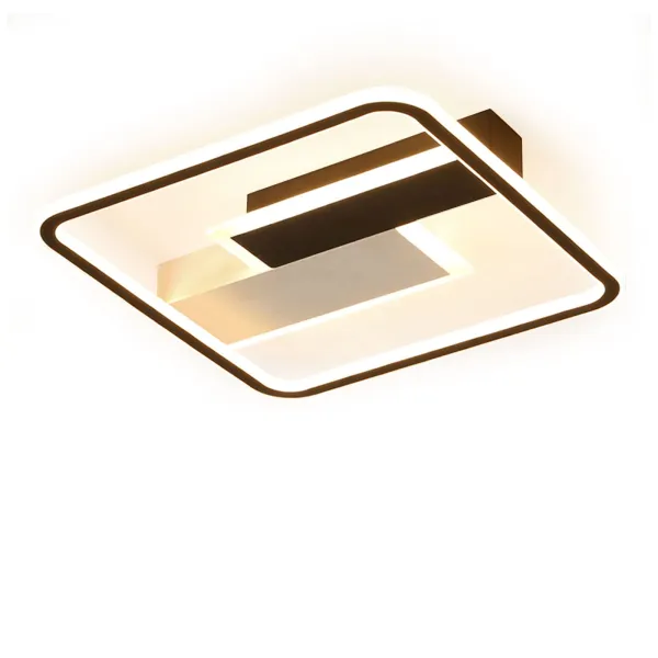 LED Ceiling Light 50W Modern Ceiling Lamp Acrylic Flush Mount Light Fixture with Rectangle Shape