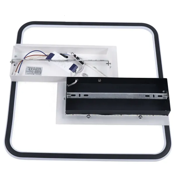LED Ceiling Light 50W Modern Ceiling Lamp Acrylic Flush Mount Light Fixture with Rectangle Shape