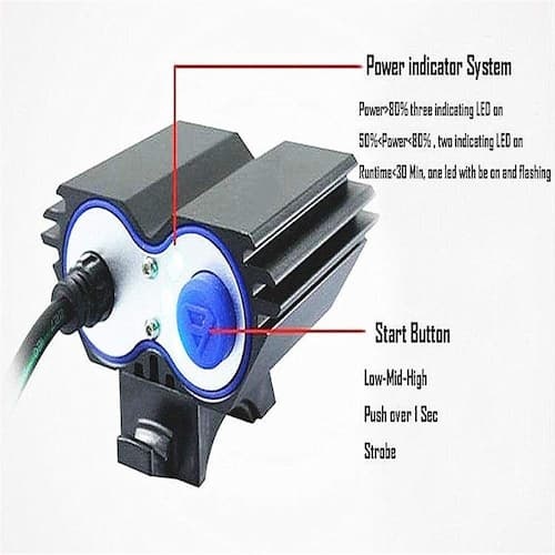 Hot Headlight Headlamp - X2 5000Lm 2X CREE XML U2 LED Cycling Front Bicycle Bike Light