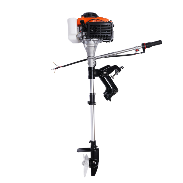 Outboard Motor,4 Stroke 4HP Outboard Fishing Boat Engine Air-cooling